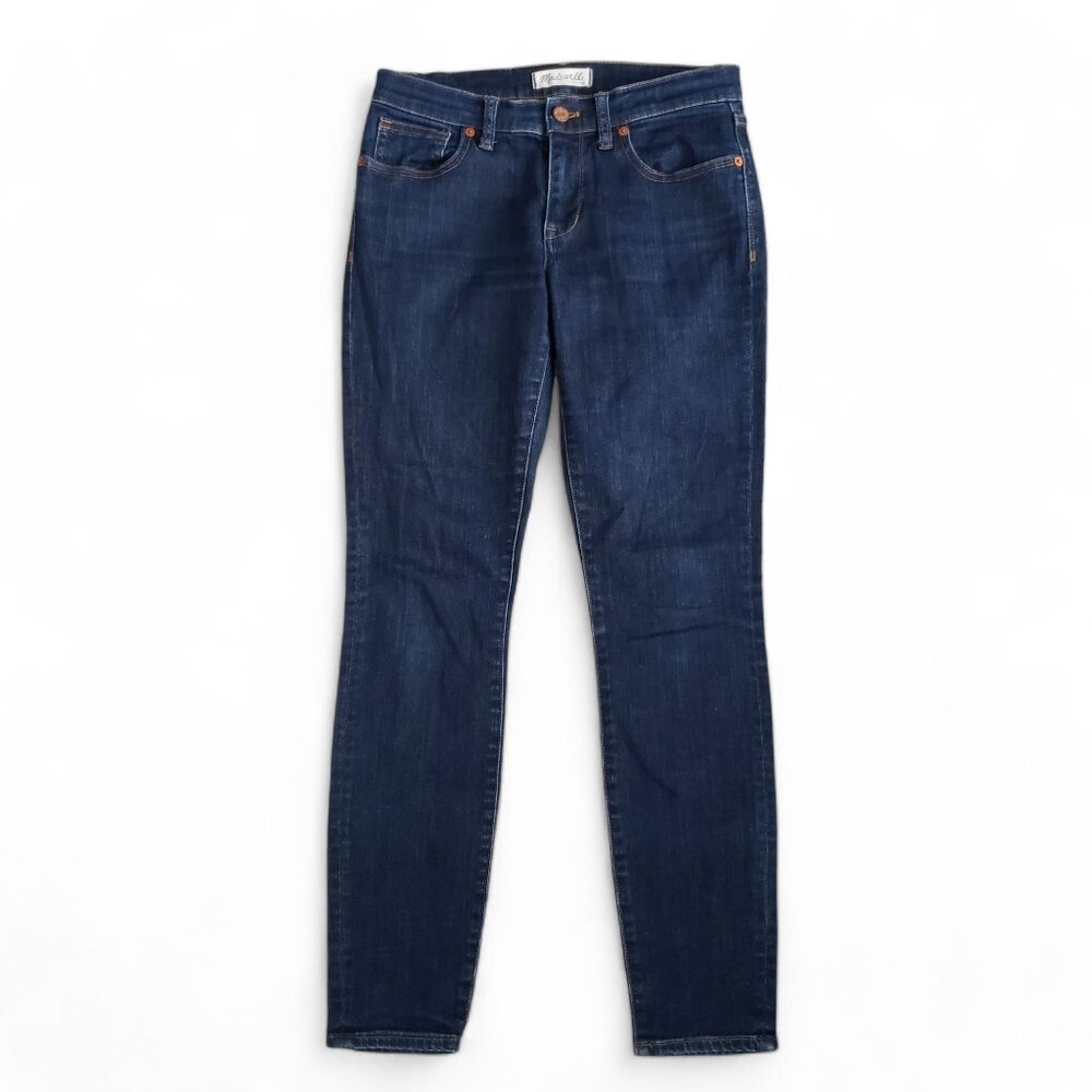 Madewell Skinny Skinny Jeans Women's‎ Dark Wash Stretch Denim Everyday Casual 27